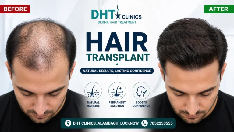 Hair Transplant in Lucknow – Complete Solution for Baldness | DHT Clinics Alambagh