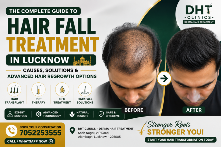Best Hair Fall Treatment in Lucknow – Causes, Solutions & Advanced Hair Regrowth Options