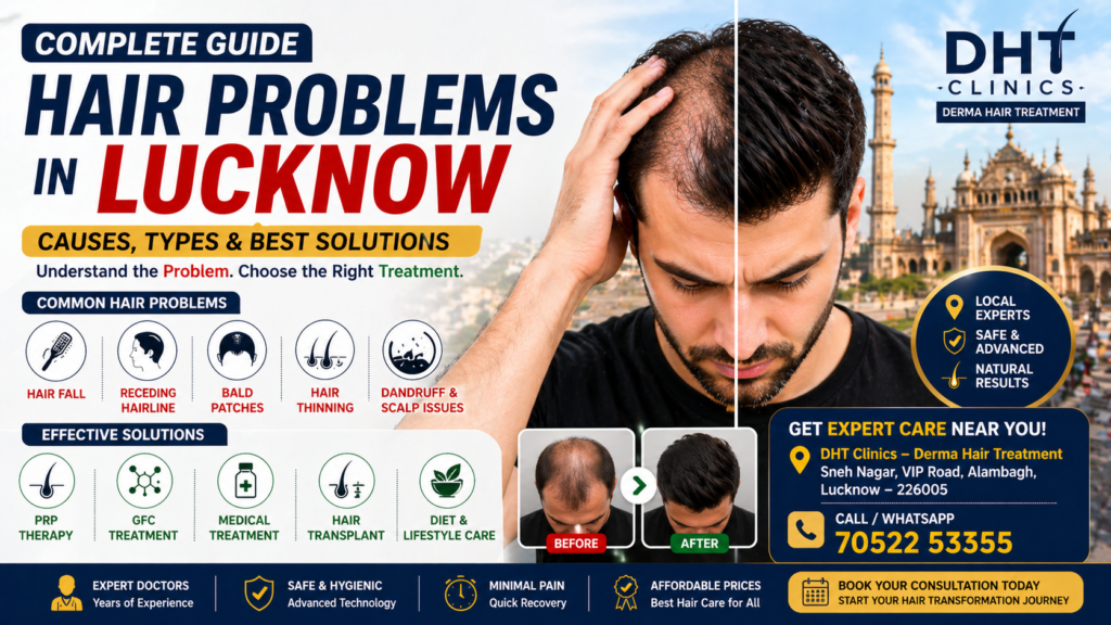 Common Hair Problems in Lucknow & Their Best Solutions | Complete Guide