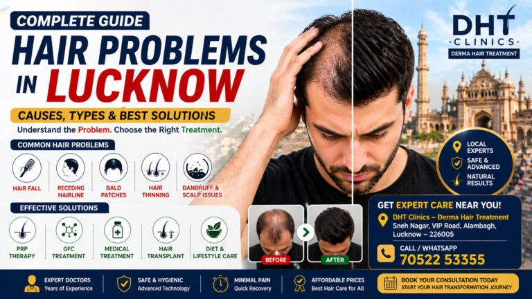 Common Hair Problems in Lucknow & Their Best Solutions | Complete Guide