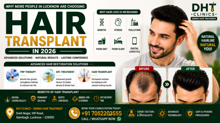 Why More People in Lucknow Are Choosing Hair Transplant in 2026