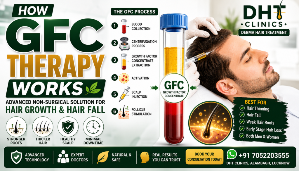 How GFC Therapy Works: Advanced Hair Regrowth Treatment in Lucknow