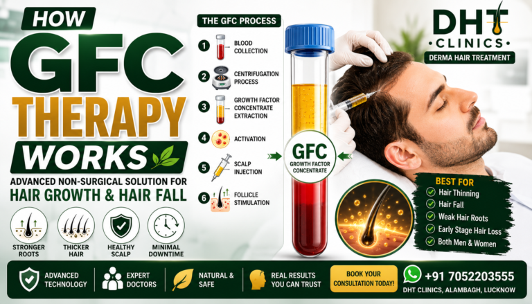 How GFC Therapy Works: Advanced Hair Regrowth Treatment in Lucknow